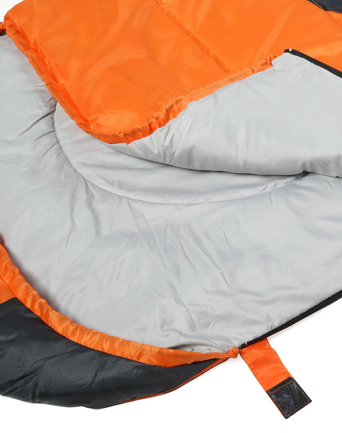 卡帝乐鳄鱼 亲肤面料 柔软舒适户外睡袋橙色