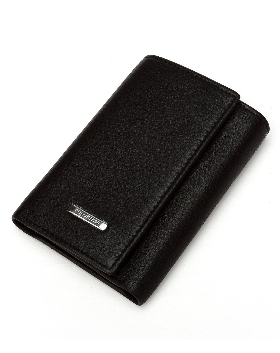 黑色奢华高档牛皮钥匙包