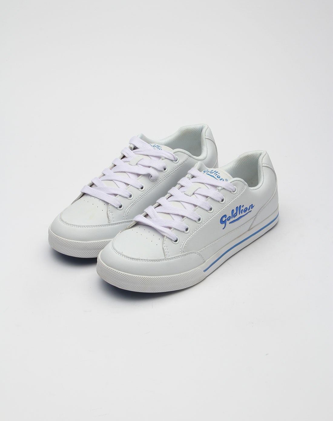 金利来goldlion-sport男装专场-白色印字休闲板鞋