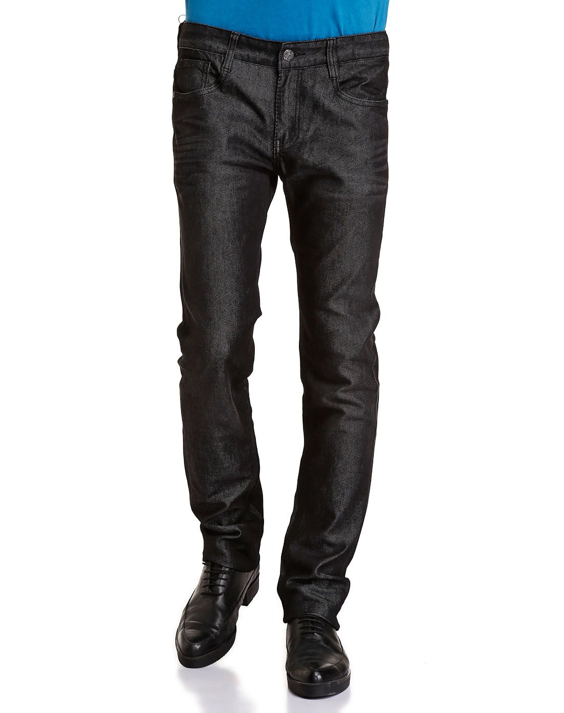 verri黑色基本五袋中腰牛仔长裤91c-mj3730099_唯品会