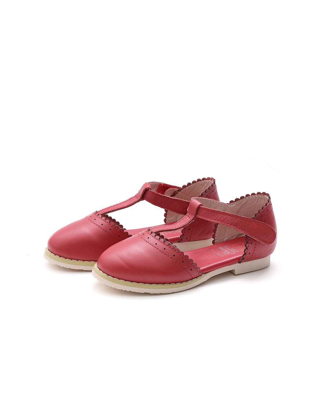酷酷沃可 女童红头层牛皮时尚公主鞋(3-11岁)