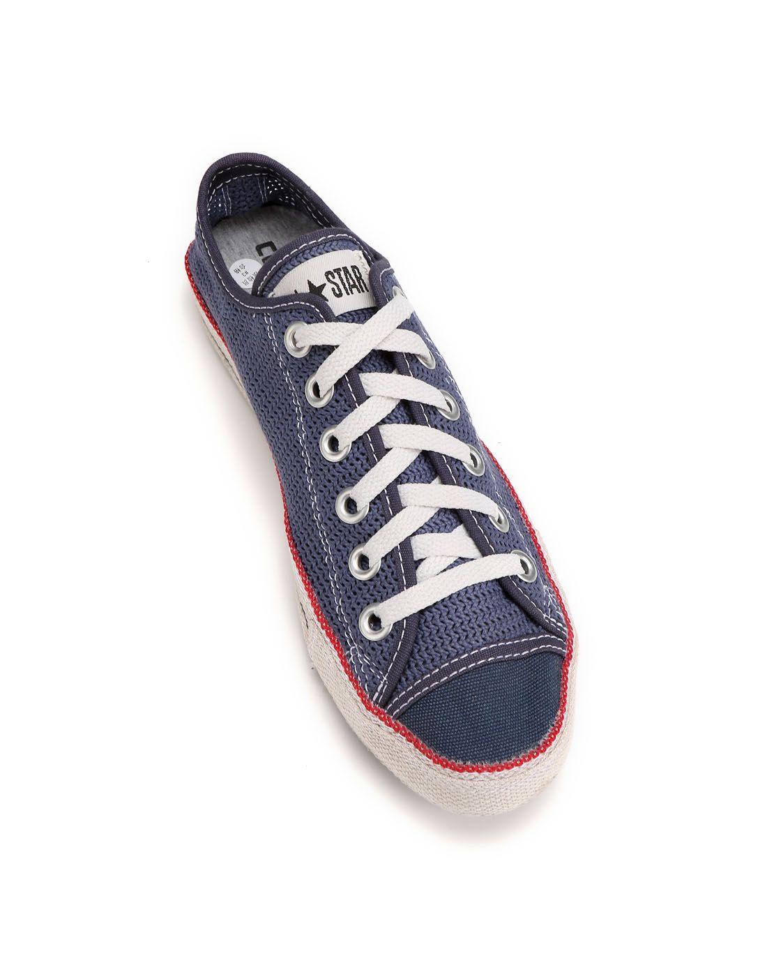 轻质舒适 中性款海军蓝色休闲鞋 镂空透气