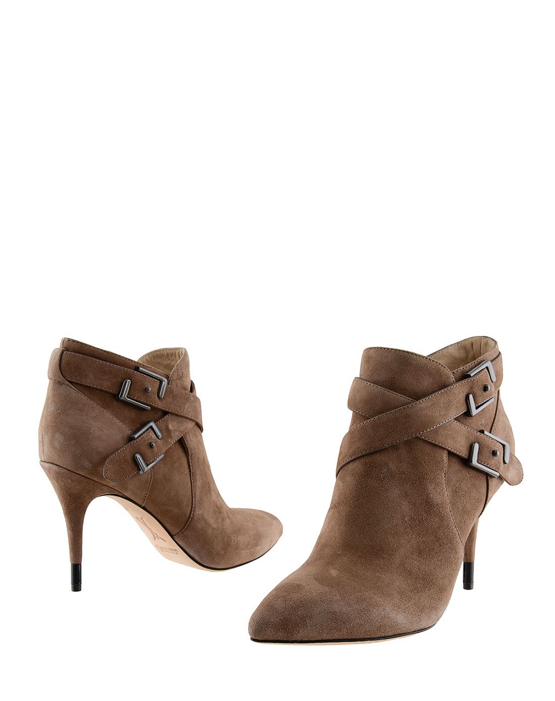 > carolinna espinosa 2015卡布奇诺色山羊绒短靴