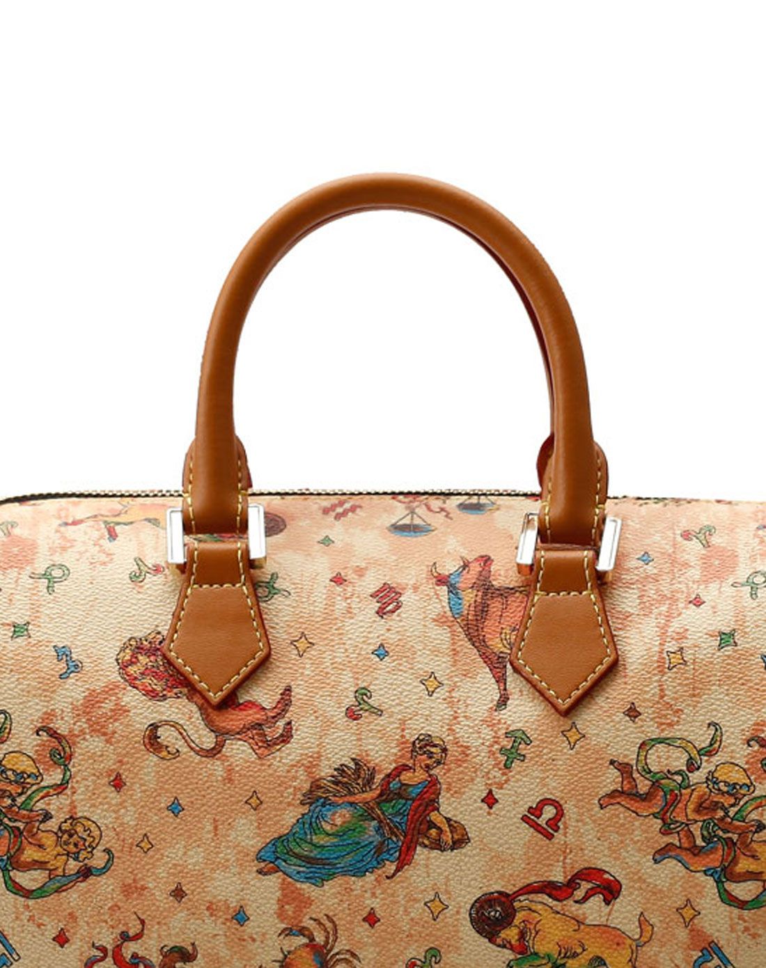 trajan图拉真 星座时尚手提包女士斜挎包休闲百搭杏色