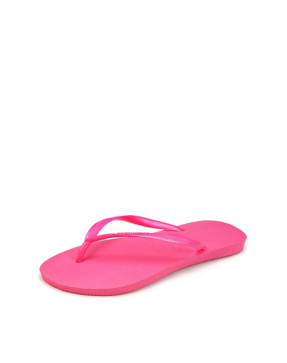 哈瓦那havaianas时尚巴西拖鞋专场巴西进口女款玫红色简约人字拖