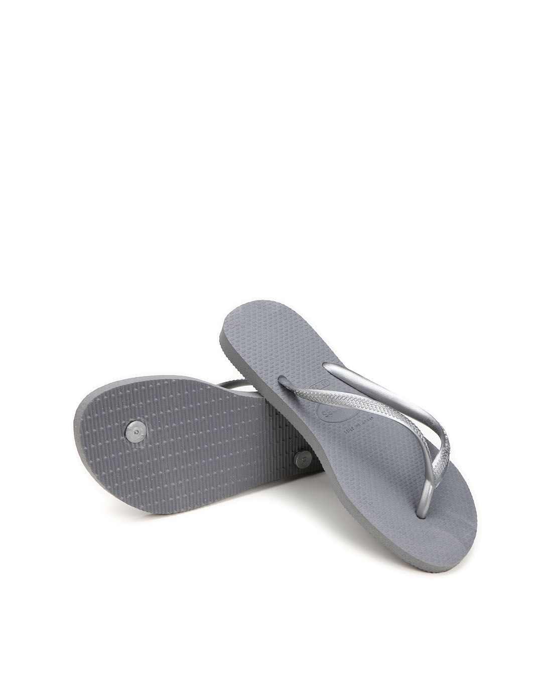 哈瓦那havaianas时尚巴西拖鞋专场巴西进口 女款灰色简约人字拖