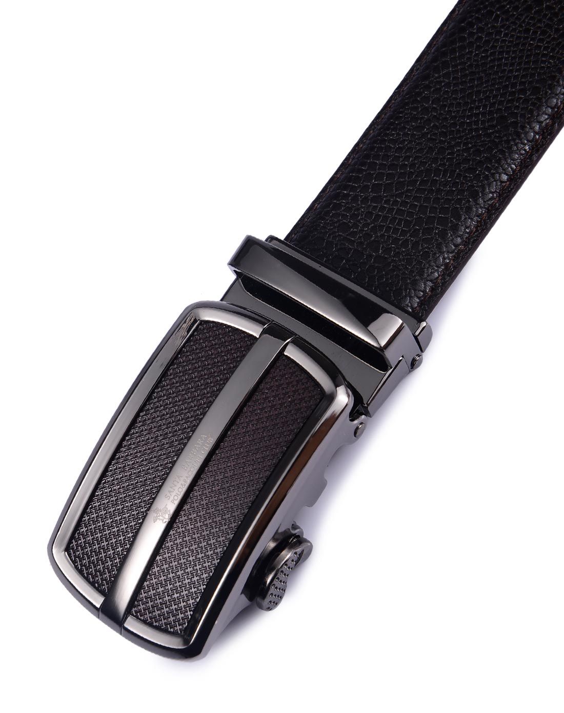 男款啡色牛皮经典商务皮带