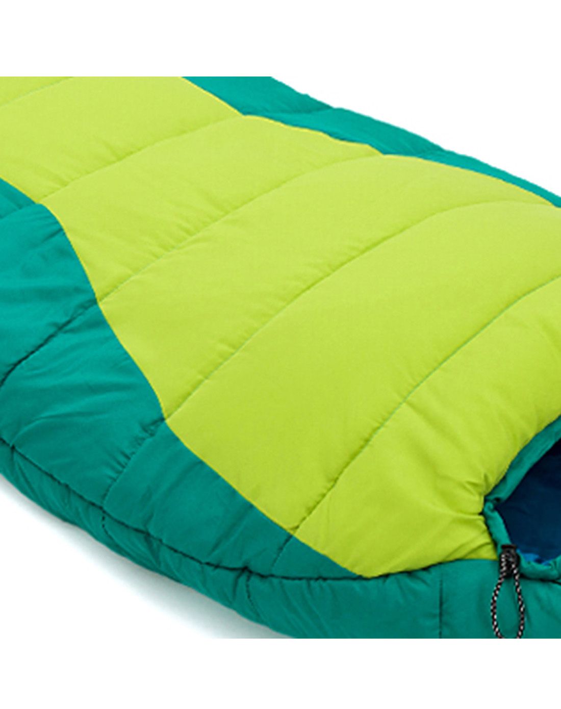 青果绿拼豆绿色妈咪式1500g拼色棉睡袋