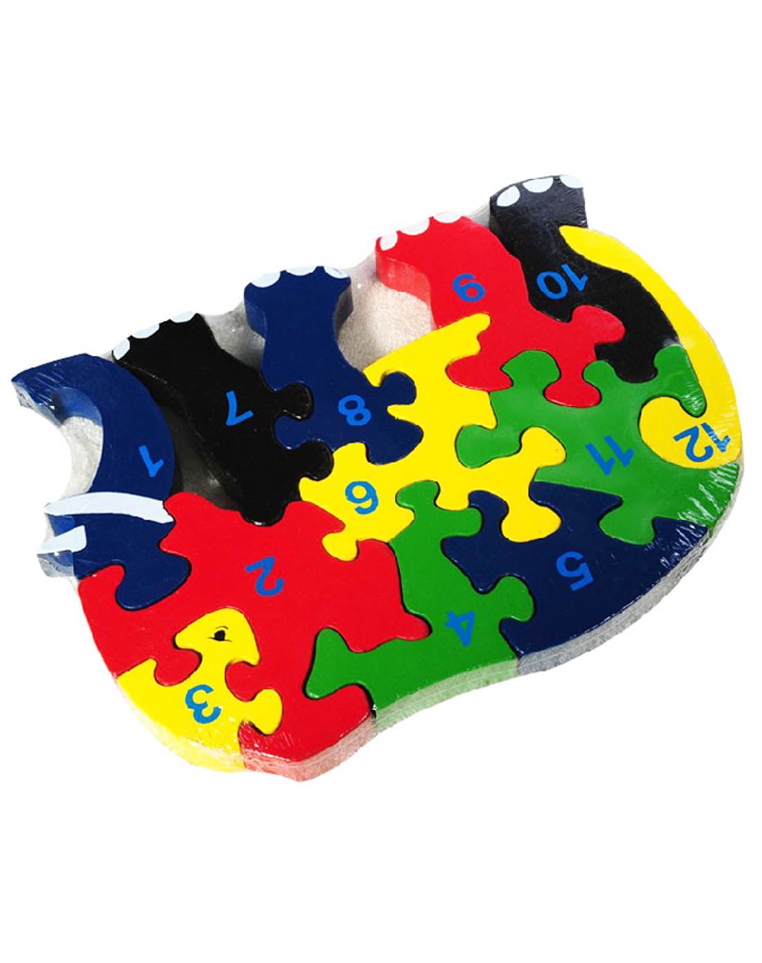 大象拼图木制版