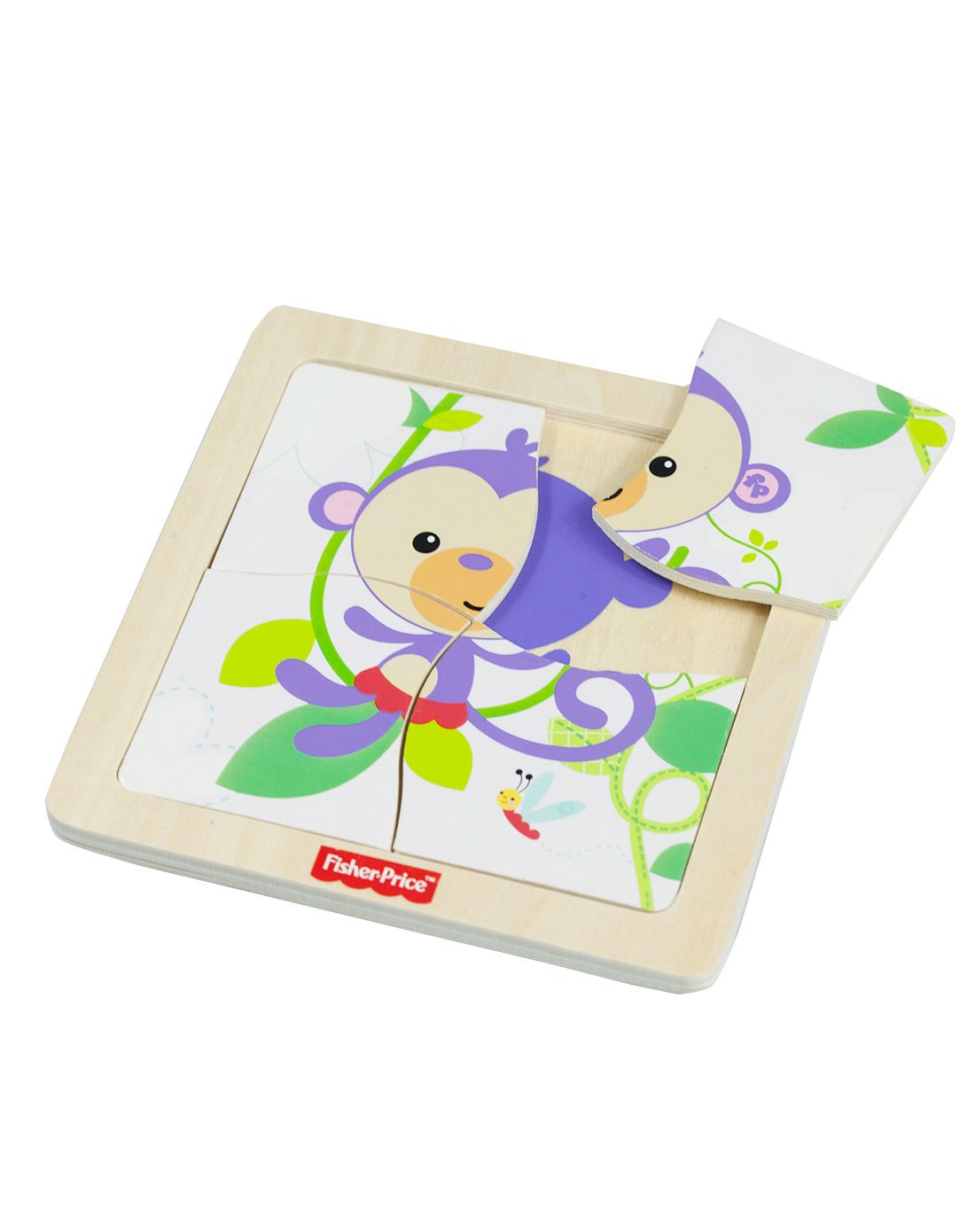 小动物拼图-猴子