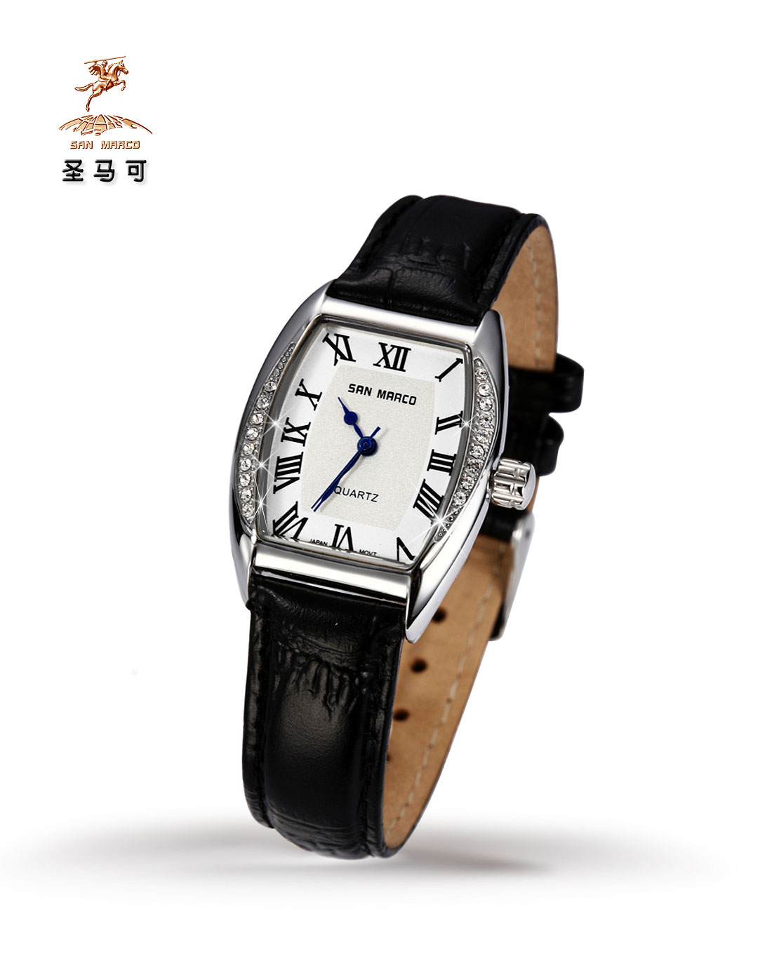 marco银色酒桶型知性女表s5698l-s_唯品会