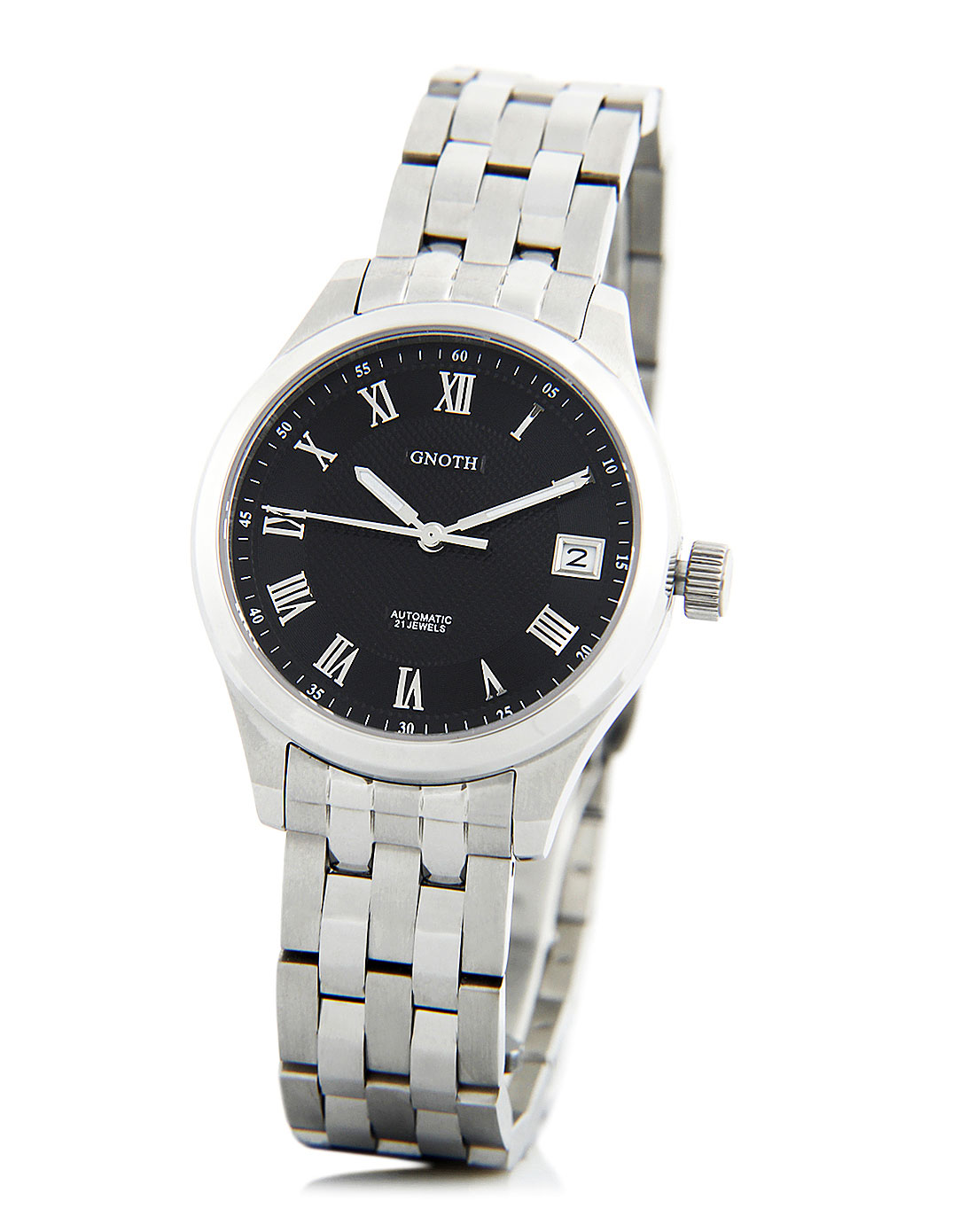 格诺gnoth手表专场 女款黑色机械腕表