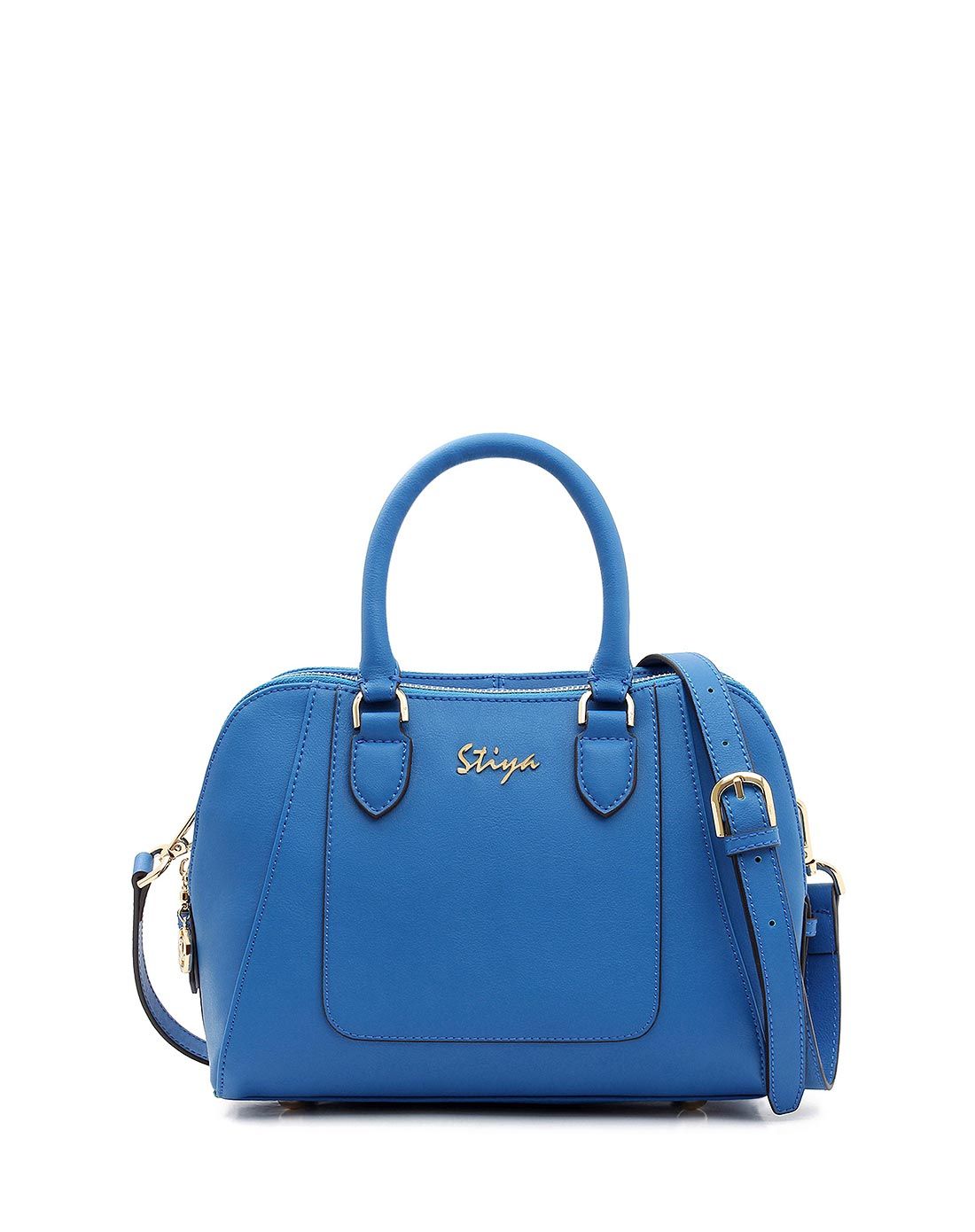 斯提亚stiya蓝色缤纷色彩轻巧时尚马蹄包sk152001蓝色_唯品会