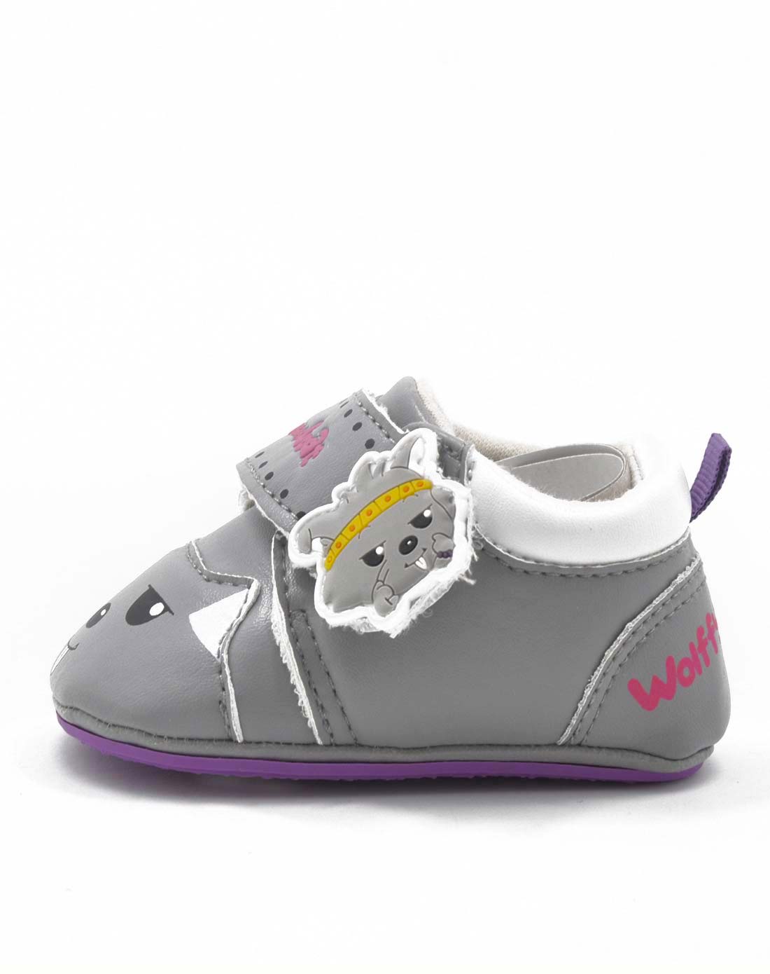 喜羊羊与灰太狼男宝宝灰色步前鞋