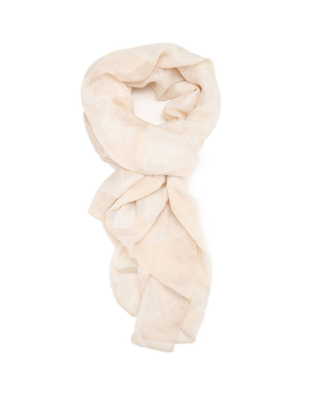 米色淑女斯文围巾