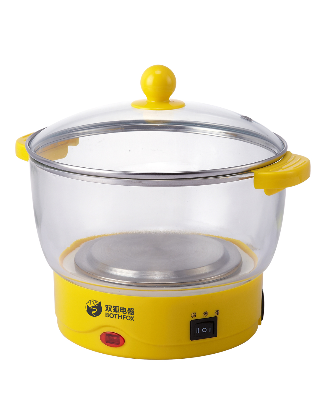 柠檬黄多功能玻璃养生锅