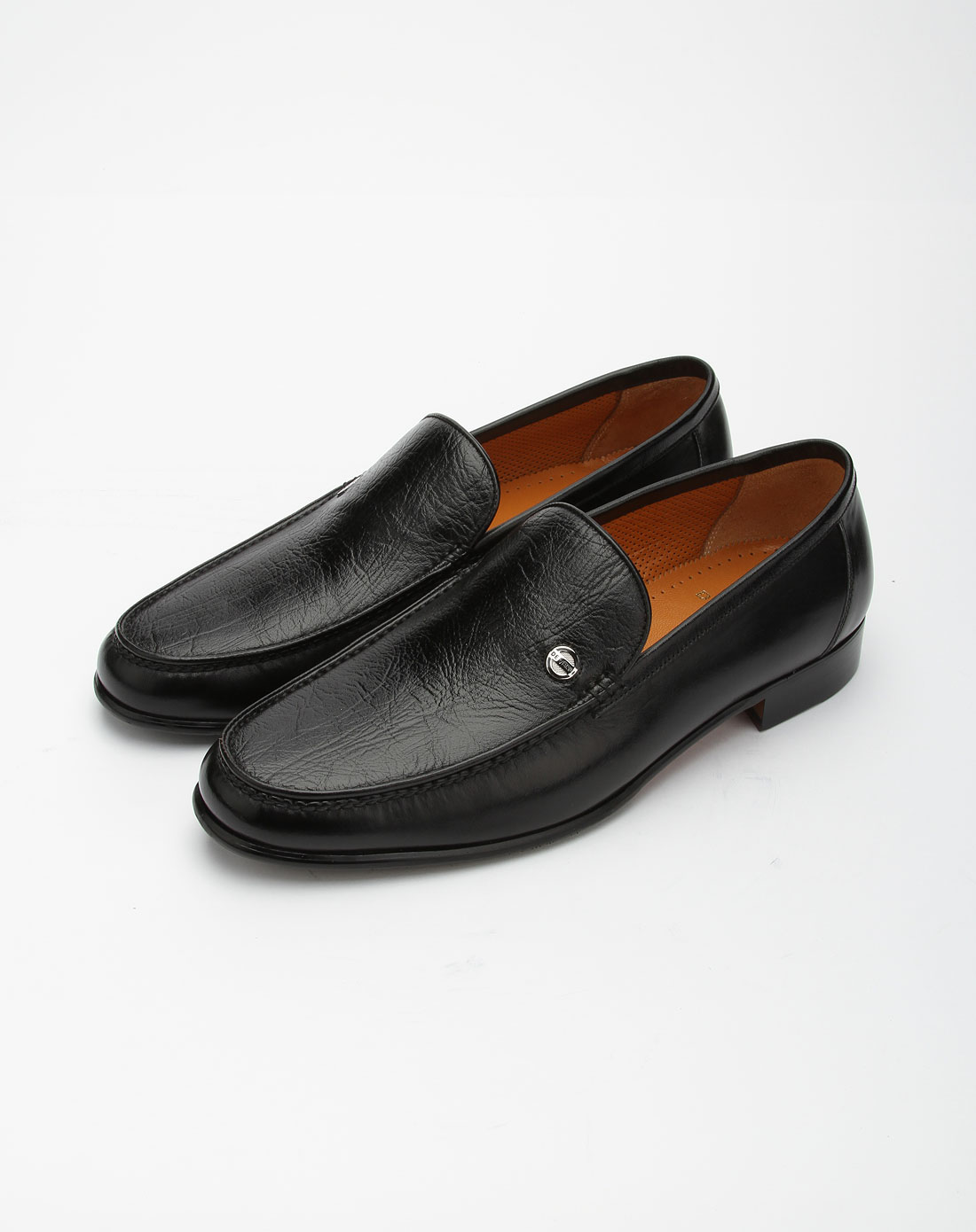 男款黑色经典袋鼠皮鞋