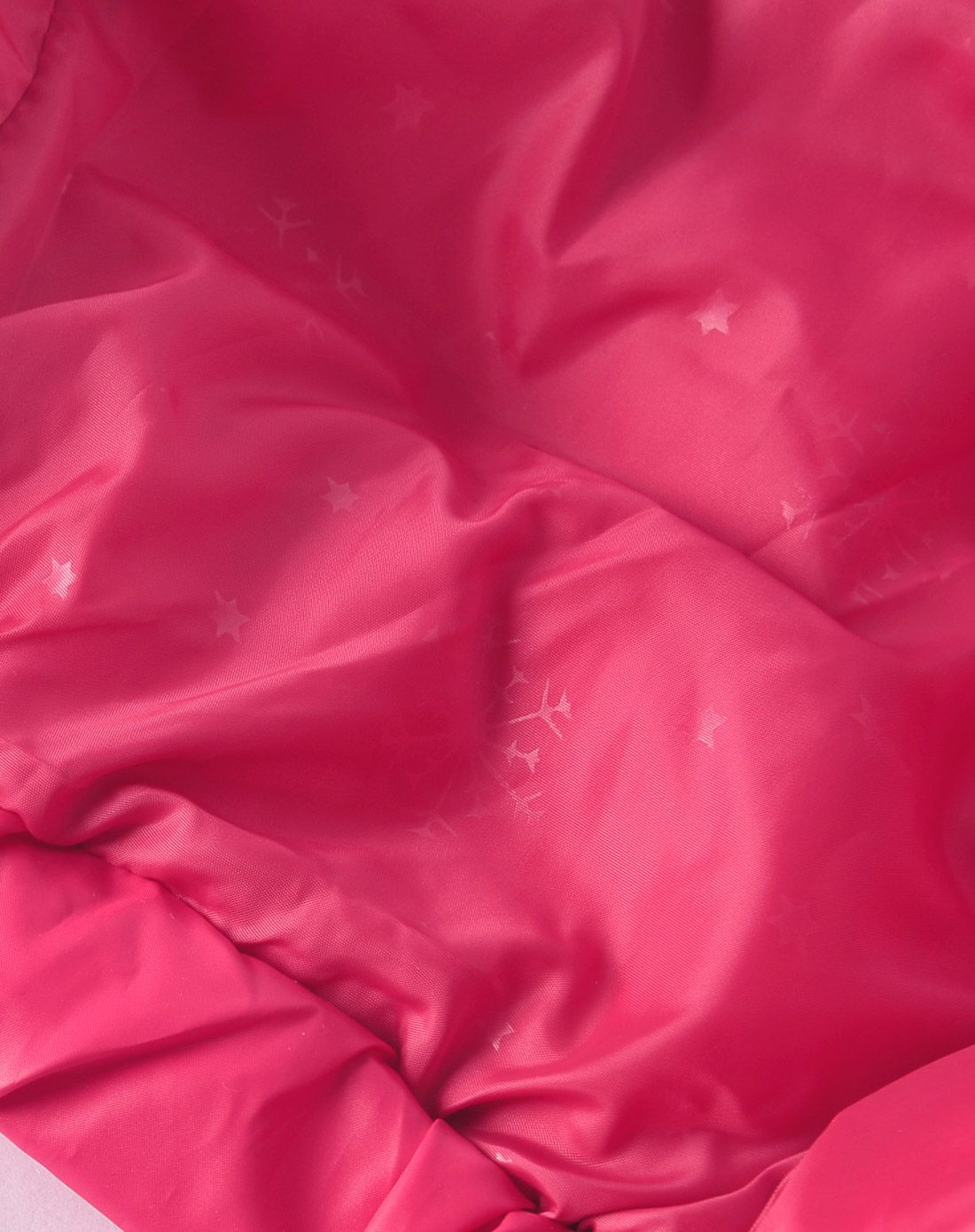 玫红色优雅系宝宝纯色连体棉服