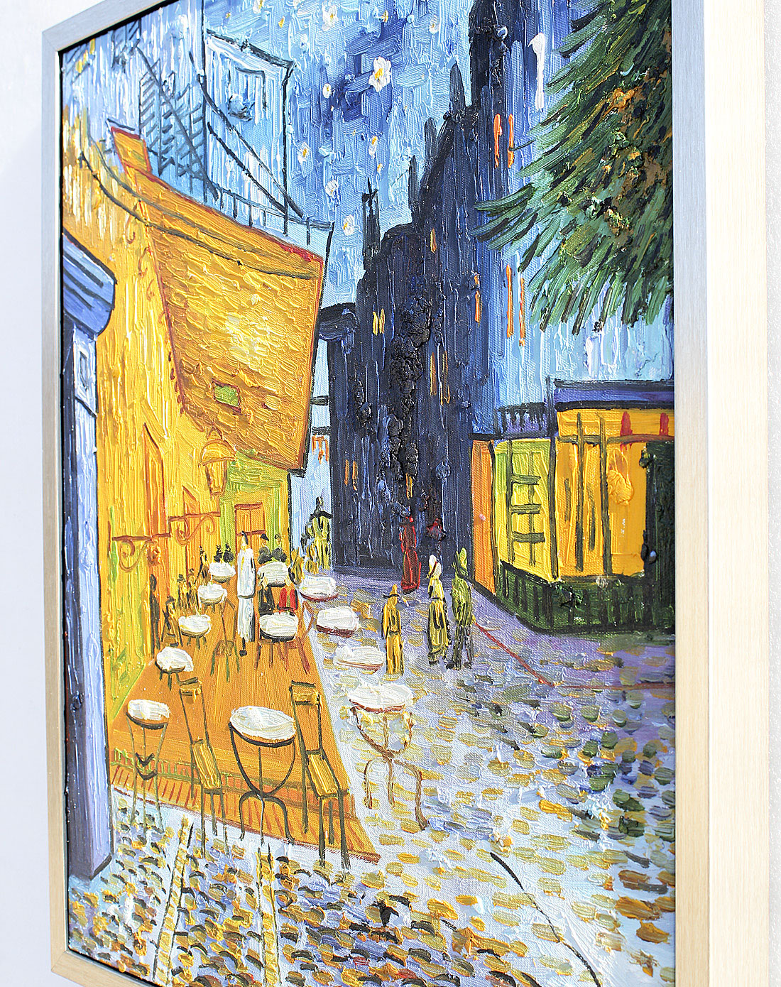 咖啡厅-纯手绘油画(单幅)