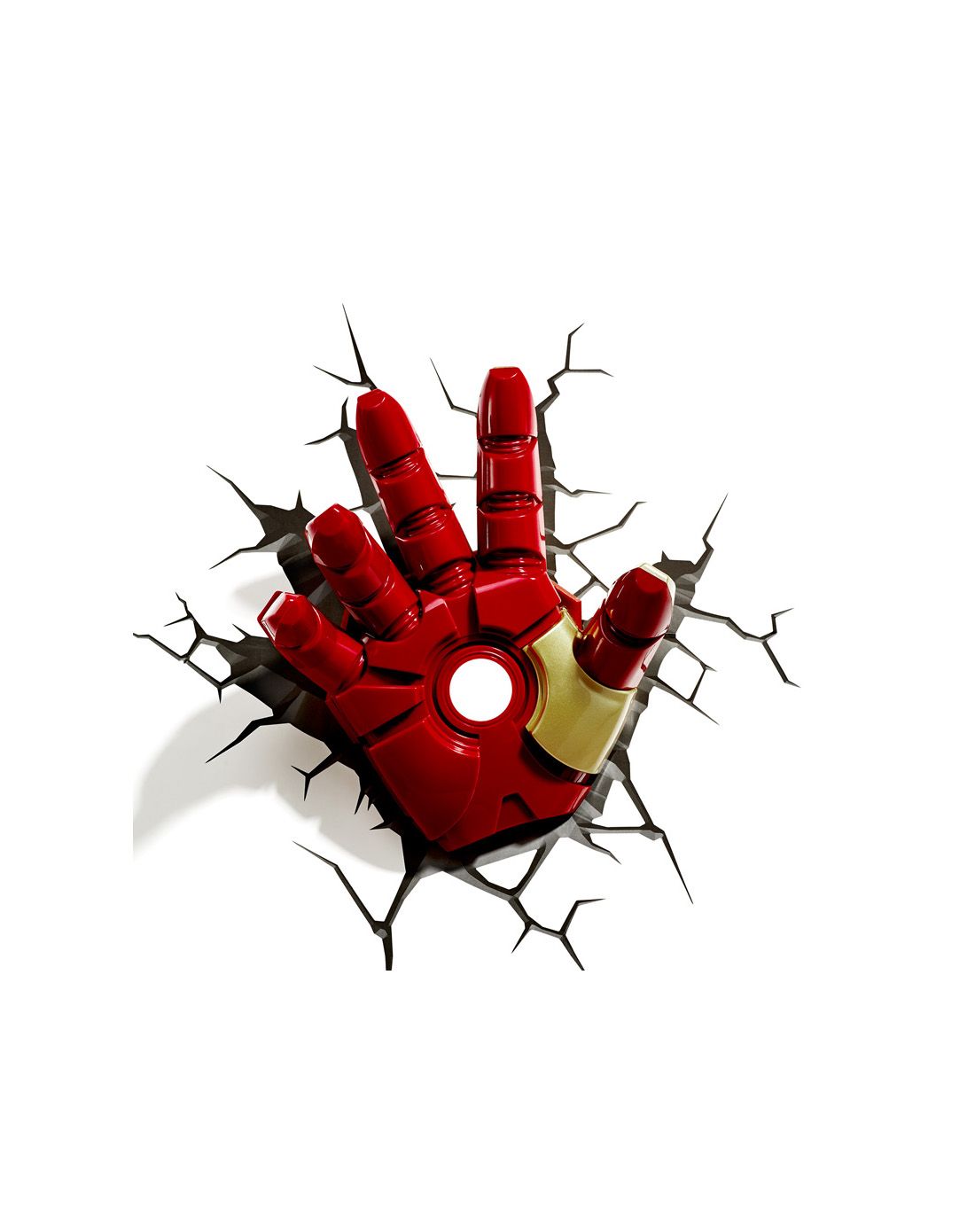 孩之宝玩具专场直发货(混合)复仇者联盟 钢铁侠手3d装饰壁灯80806