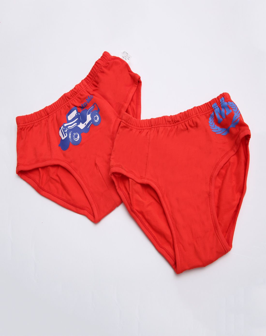 【两件起售】男童大红色三角运动内裤2条装