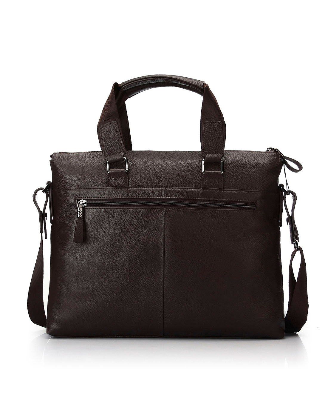 保罗美思得polomeisdo男包专场-啡色真皮手提公文包