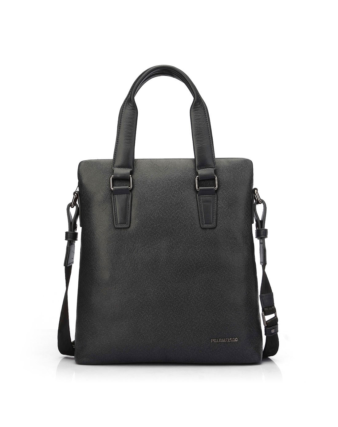 保罗美思得polomeisdo男包专场-深蓝色牛皮手提日字包