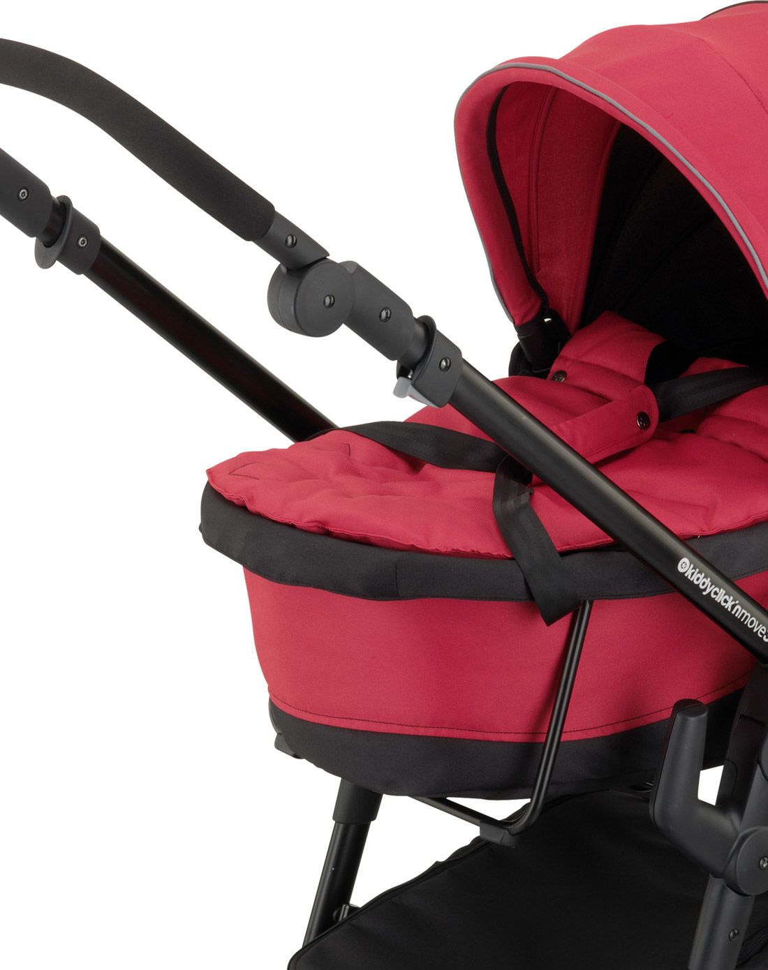 kiddy奇蒂随心动3代0-4岁推车 睡篮小红莓