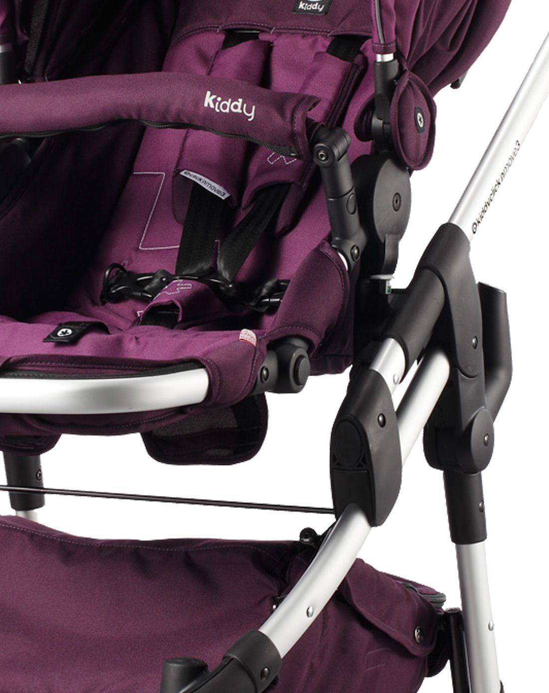 kiddy奇蒂随心动3代0-4岁推车 睡篮紫色