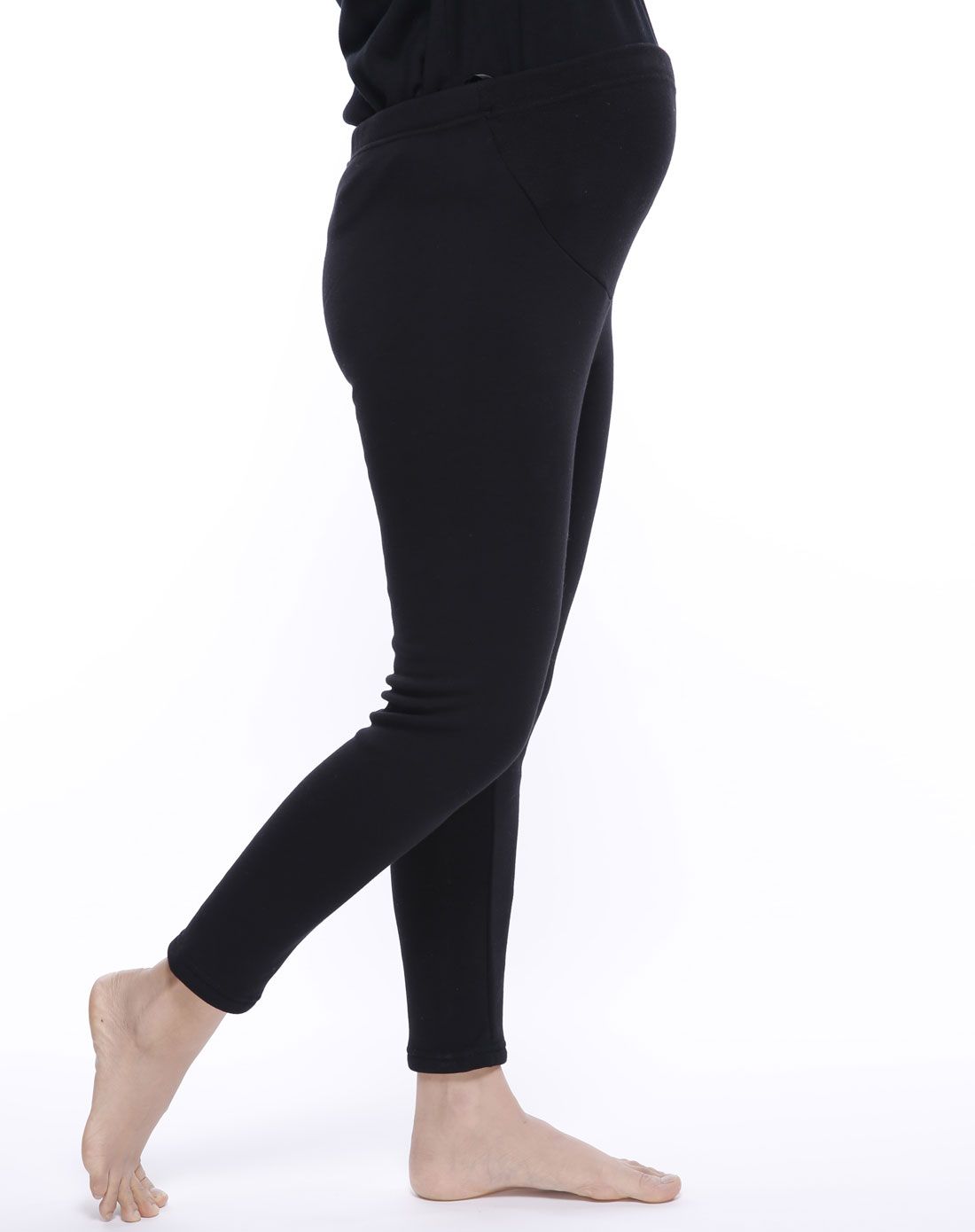 女款黑色孕妇时尚保暖秋裤