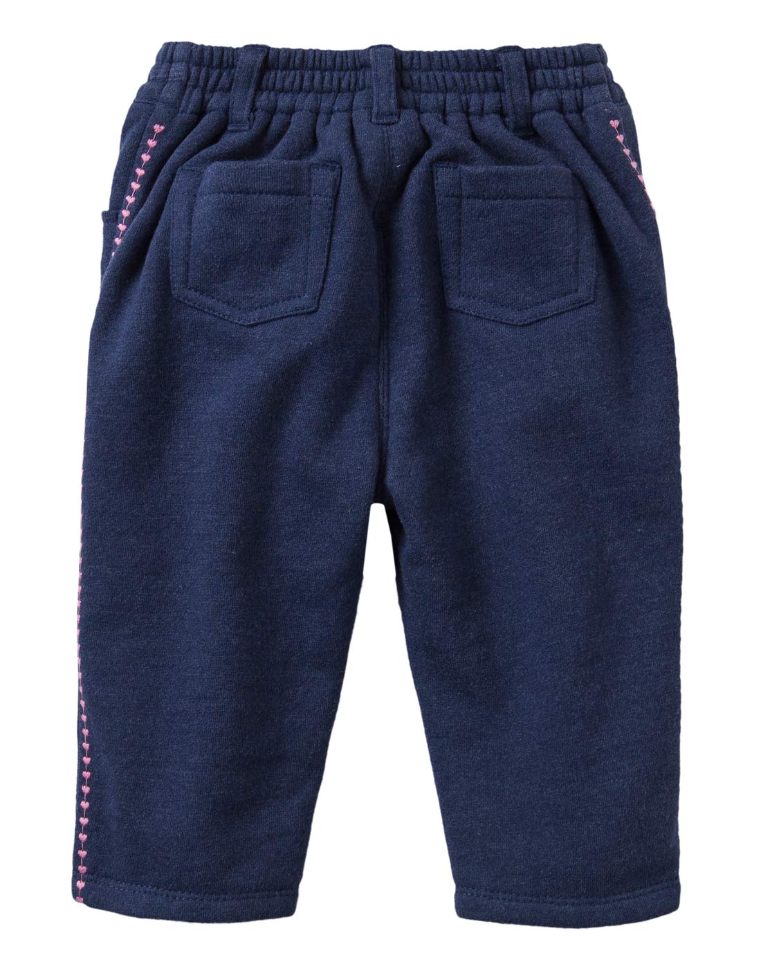 戴维贝拉dave&bella婴幼童服饰专场女宝宝蓝灰色长裤wphdb2970016