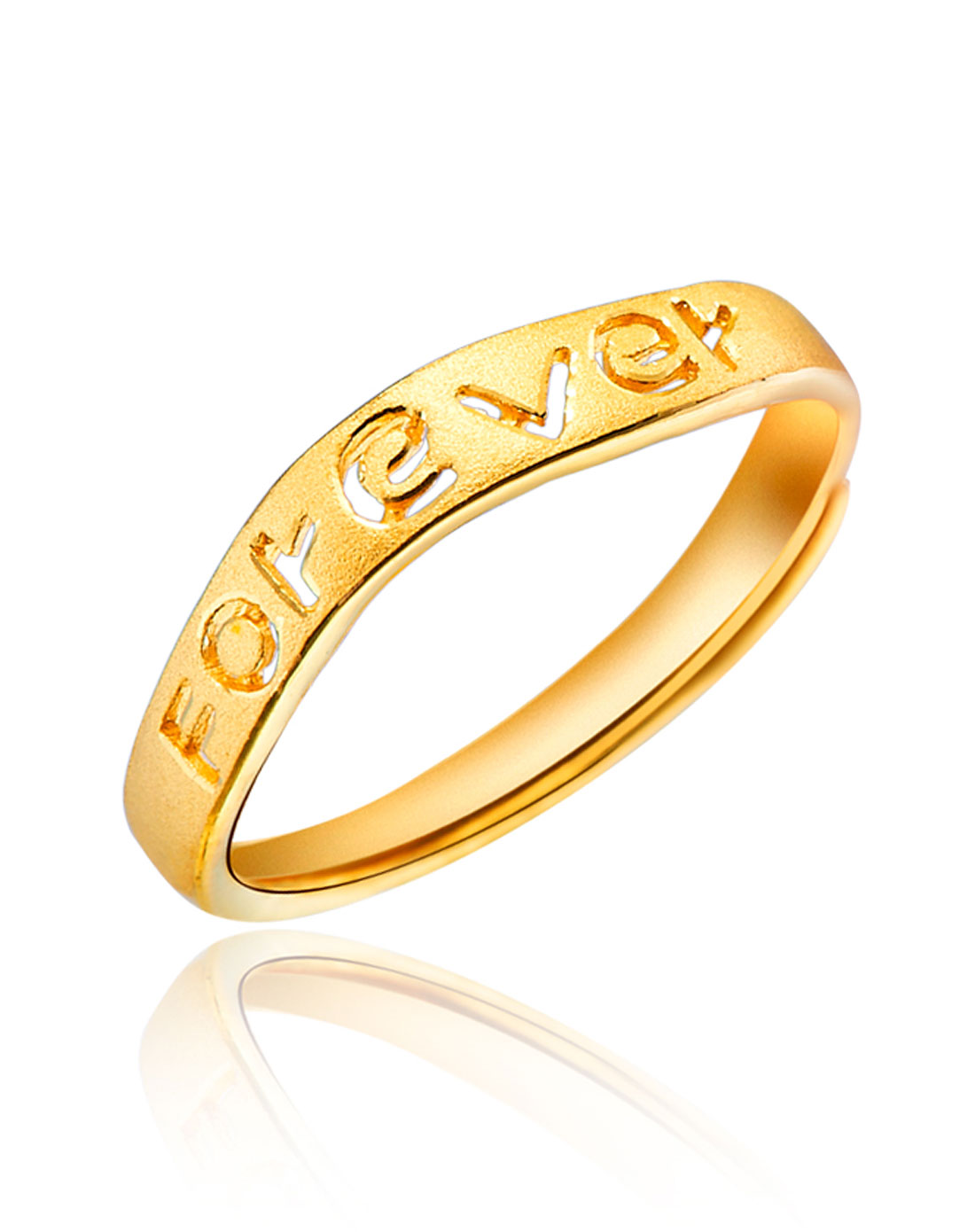 【专柜同款】forever永恒之爱黄金戒指(计价)