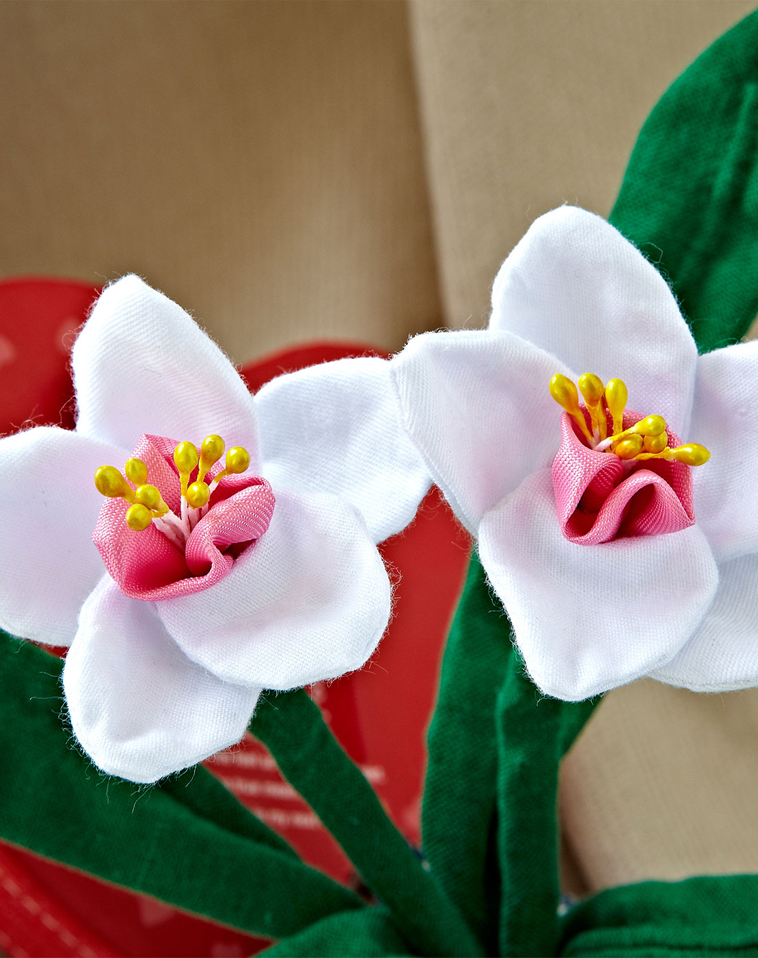 秀丽可居纯手工水仙布花(双束)