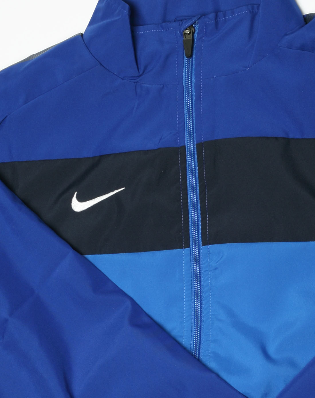 耐克nike男装专场-足球系列男童蓝色梭织外套