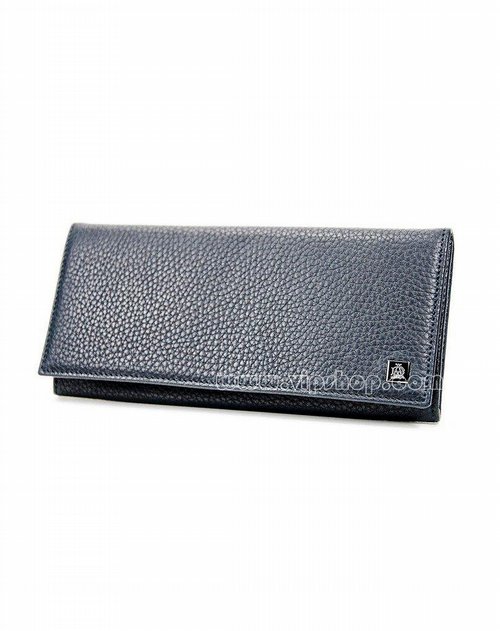 dunhill 男款皇室格调长款真皮钱包黑色