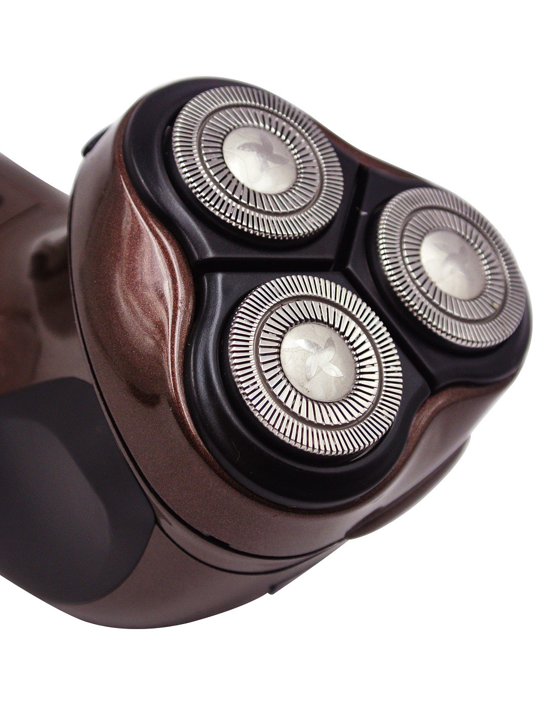 雷瓦 可水洗旋转浮动三刀头剃须刀