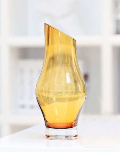 无铅水晶玻璃花瓶-美洛蒂琥珀