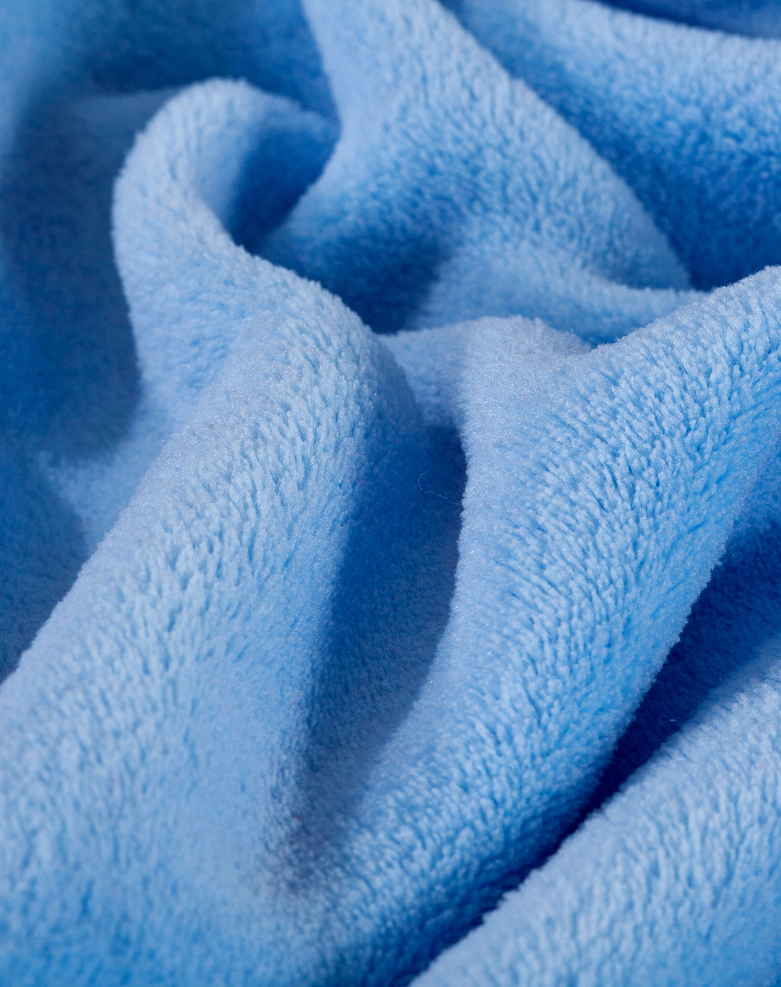 高密珊瑚绒毛毯-天蓝-180*200cm