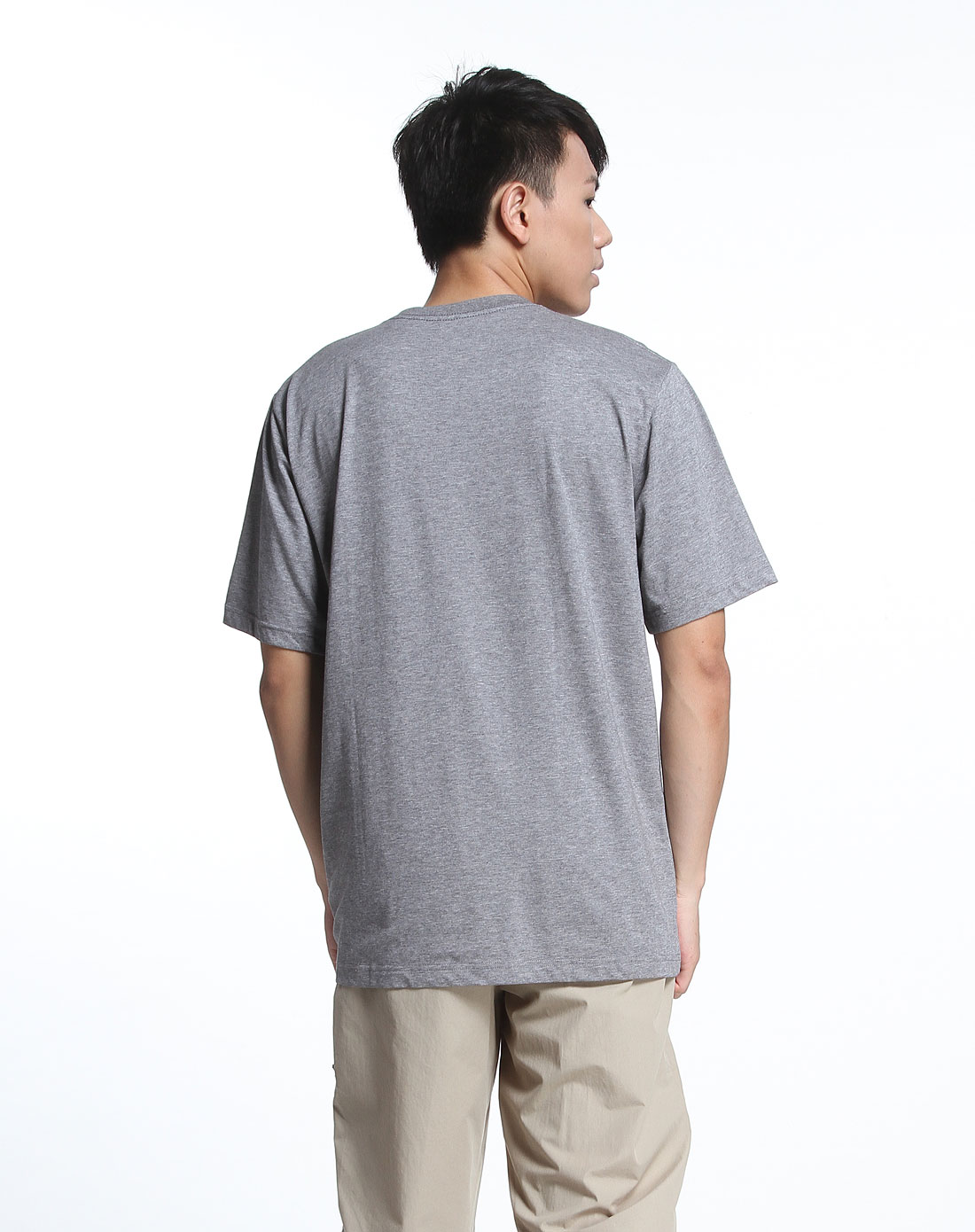 耐克nike男款花灰色休闲短袖t恤512924-091_唯品会