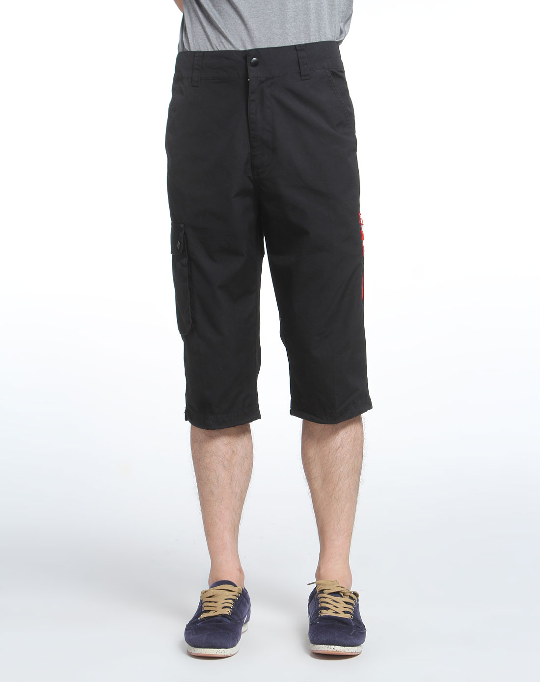 耐克nike员工内购专场-男款黑色百搭休闲七分裤