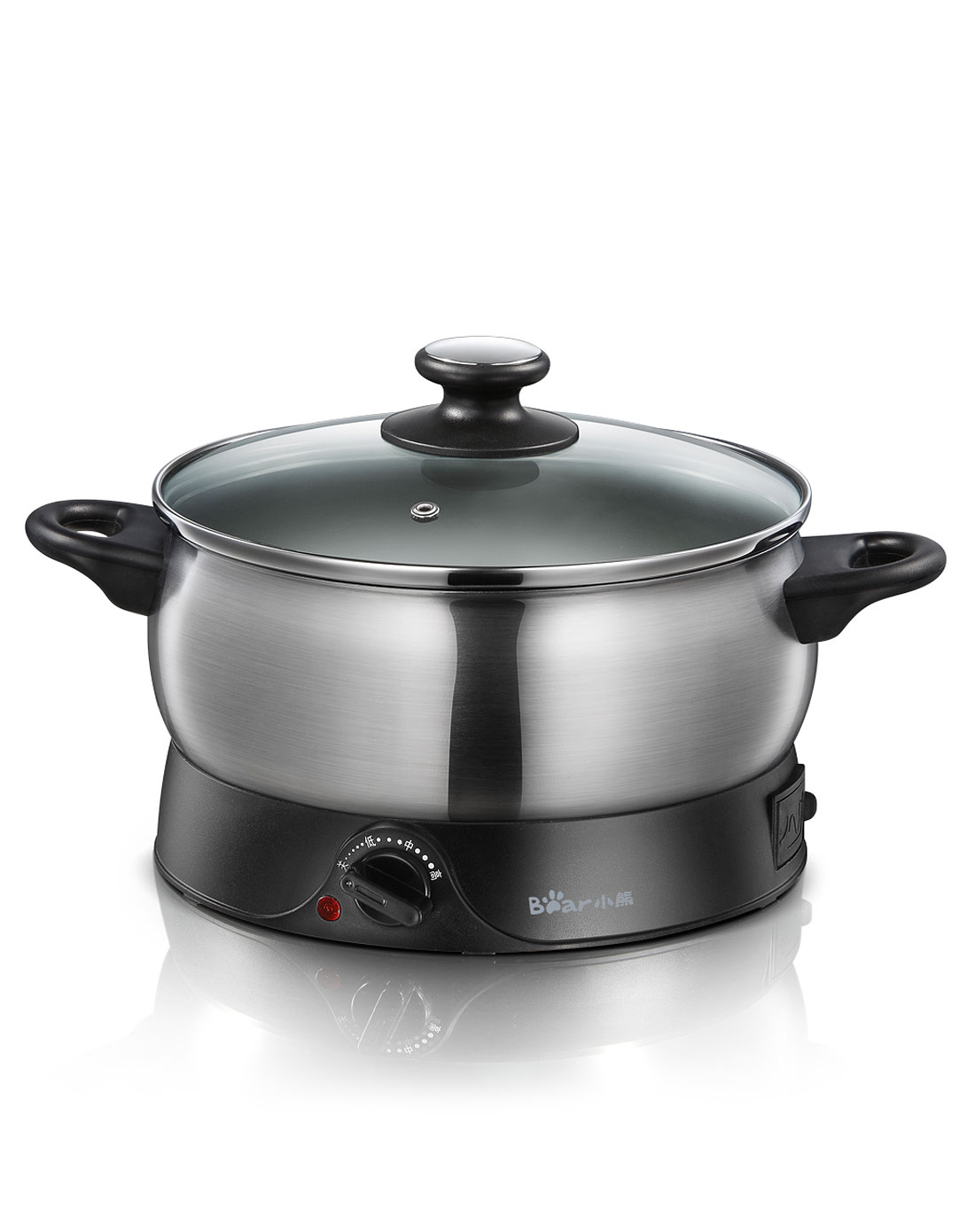 小熊电器专场-黑色多功能电火锅2l