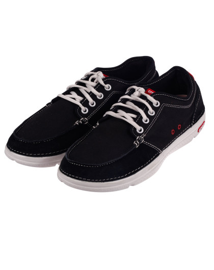 男款黑/珍珠白系带圣莫尼卡休闲鞋