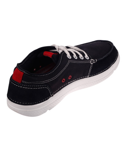 男款黑/珍珠白系带圣莫尼卡休闲鞋