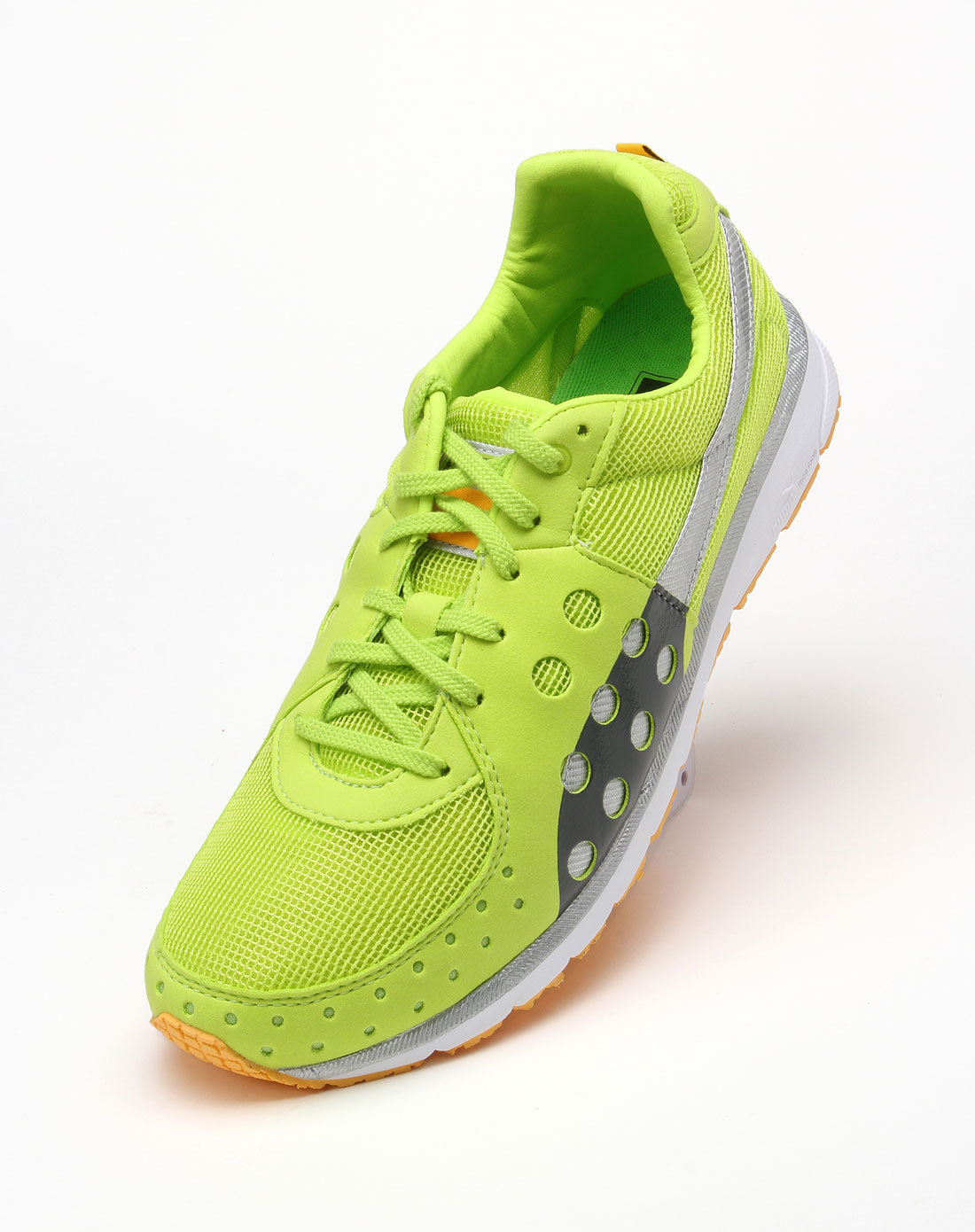 彪马puma男士专场-荧光绿色网布鲜艳活力休闲鞋