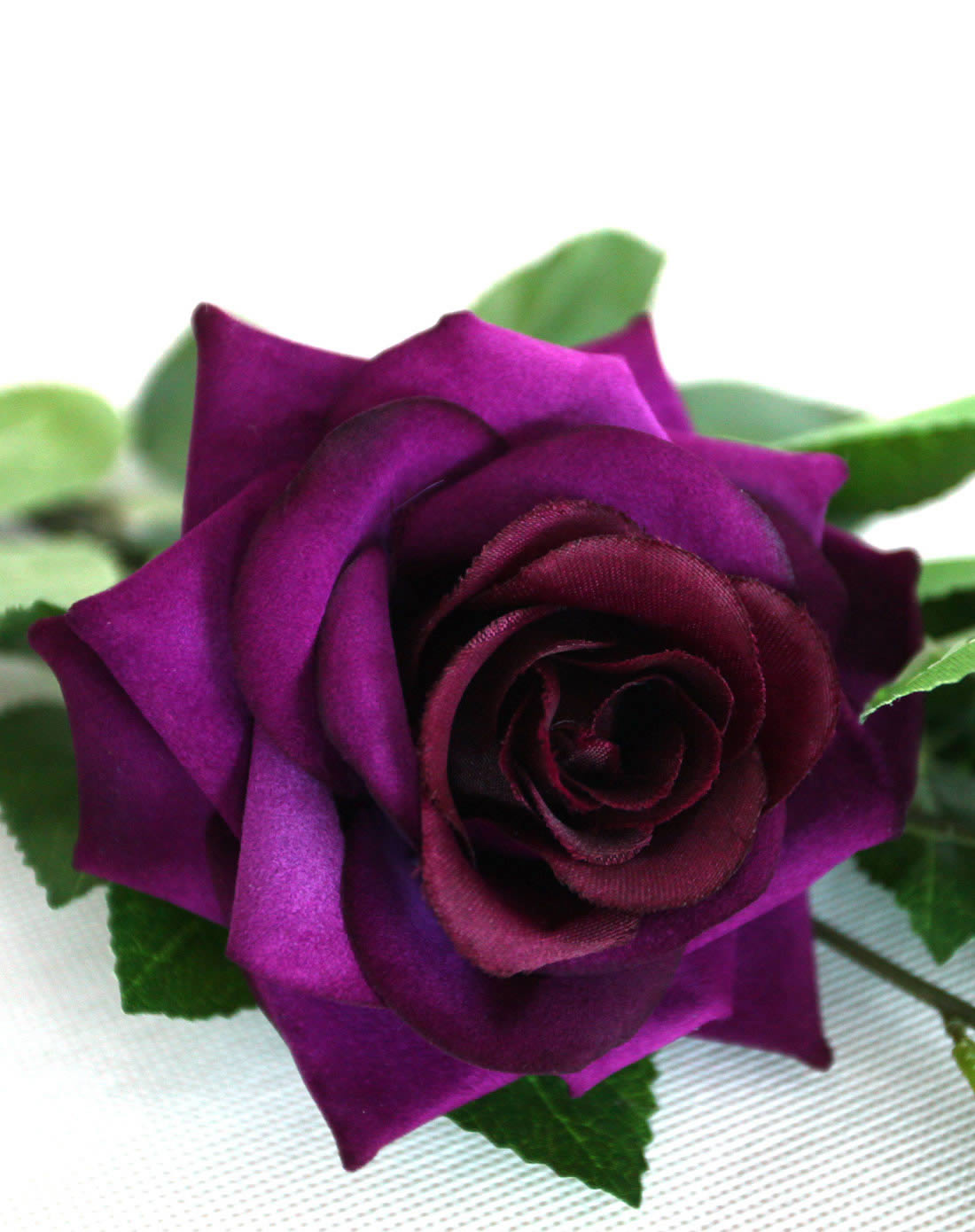 浪漫玫瑰仿真花深紫