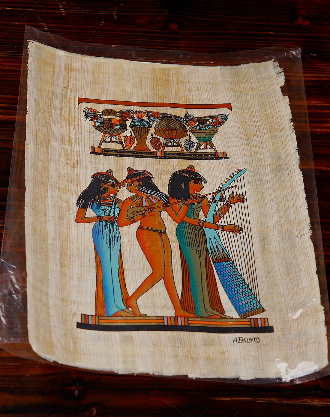 开罗】草莎画宫廷乐师