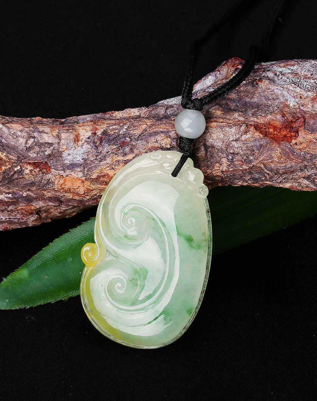 sui hin玉石极稀有的冰种黄加绿事事如意_天然a货翡翠x158761_唯品会