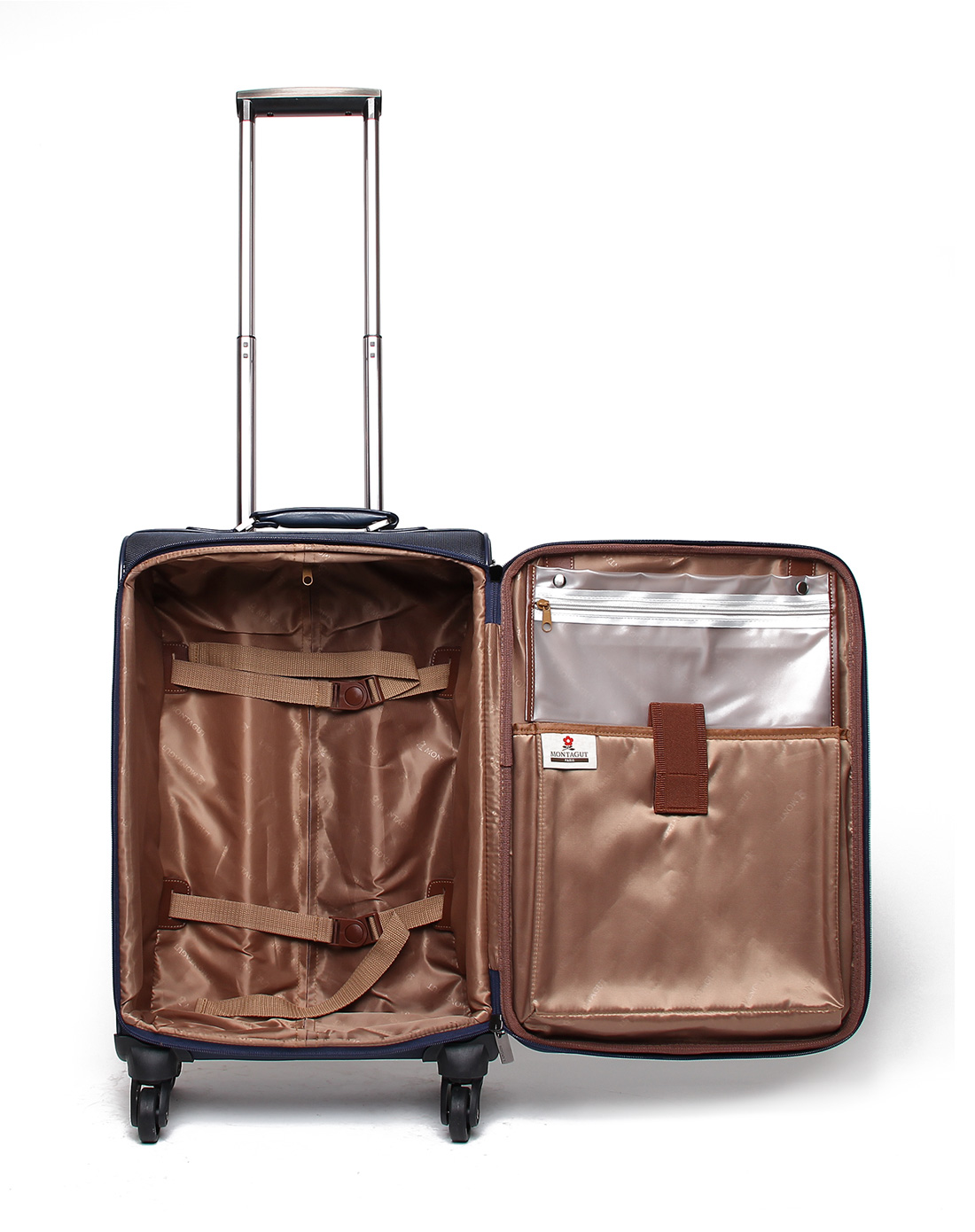 梦特娇中性蓝色20寸登机旅行箱