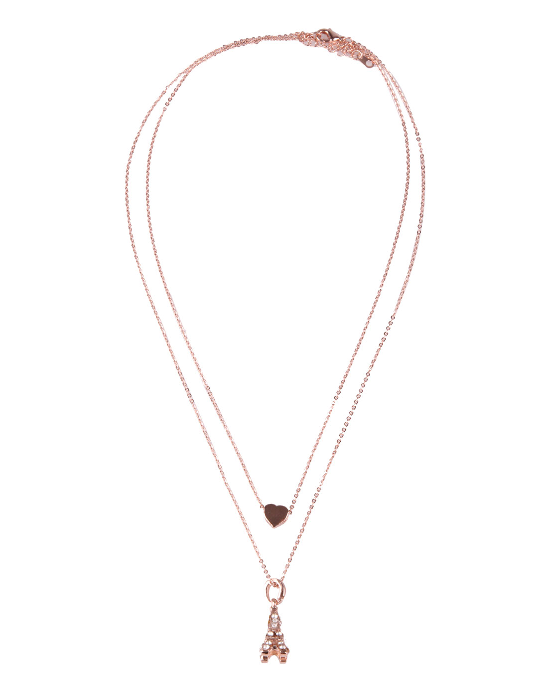 金色梦巴黎埃菲尔铁塔项链