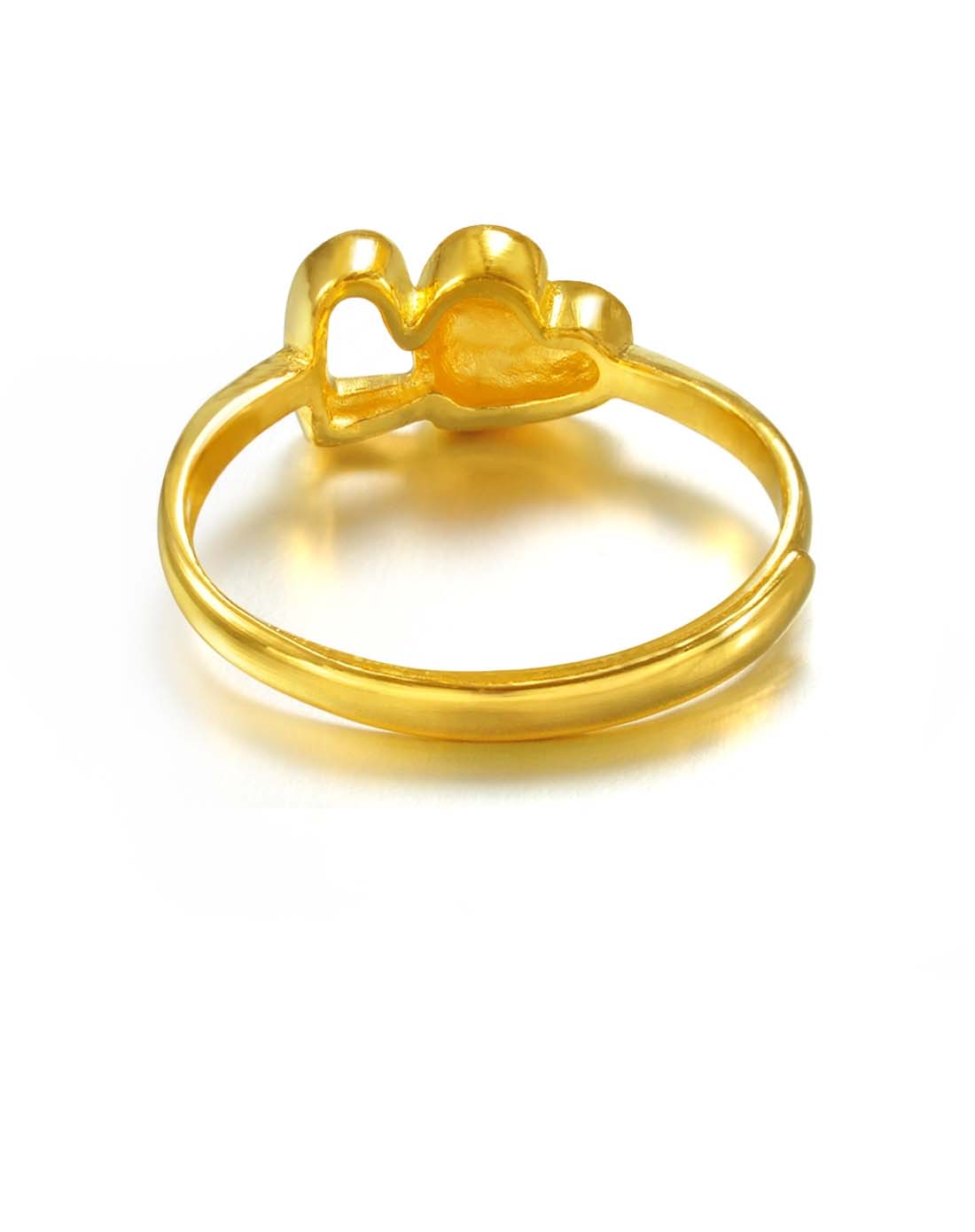 周生生珠宝专场-足金心连心戒指 2.71克